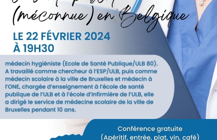 Conférence par Dr Michèle Wantens : la santé publique (méconnue) en Belgique
